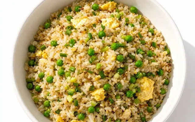 Egg Fried Rice From Last Night's Leftovers