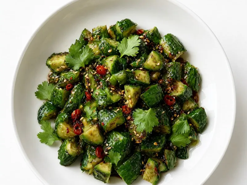 Smashed Cucumber Salad: 10 Minutes, No Cooking
