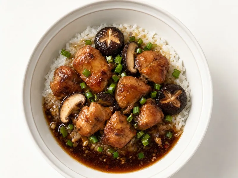 One-Pot Soy Sauce Chicken Rice (Rice Cooker Friendly)